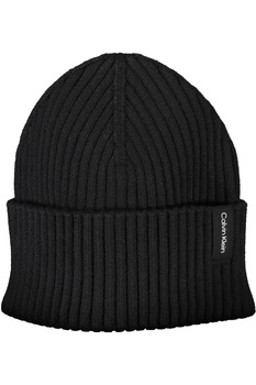 CALVIN KLEIN MEN&#39;S BLACK BEANIE