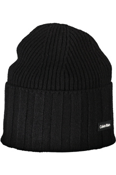 CALVIN KLEIN MEN&#39;S BLACK BEANIE