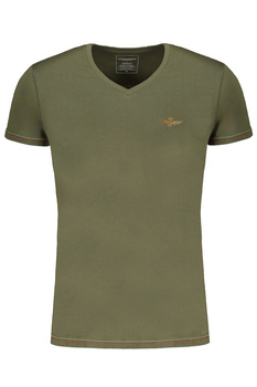 ERONAUTICA MILITARE GREEN MEN&#39;S SHORT SLEEVED T-SHIRT