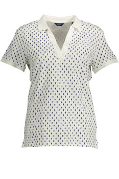 GANT WOMEN&#39;S SHORT SLEEVE POLO WHITE