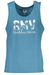 GIAN MARCO VENTURI MAN BLUE TANK TOP