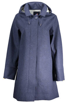 K-WAY BLUE WOMEN&#39;S COAT