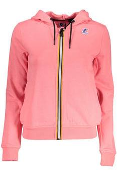 K-WAY PINK WOMEN&#39;S ZIP SWEATSHIRT