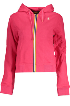 K-WAY PINK WOMEN&#39;S ZIP SWEATSHIRT