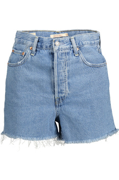 LEVI&#39;S JEANS SHORT WOMAN LIGHT BLUE