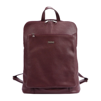 Large elegant women's leather backpack from MiaMore