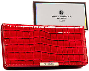 Leatherette wallet RFID PETERSON PTN 005-DS