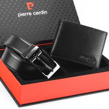 Men's genuine leather gift set Pierre Cardin ZG-125-BR