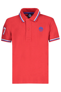 NORTH SAILS SHORT SLEEVED POLO SHIRT FOR KIDS RED