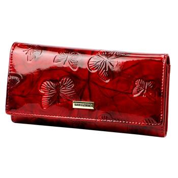 Patent leather large women's wallet Gregorio