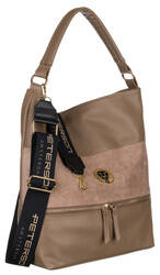 Shopper with wide logoed strap - Peterson