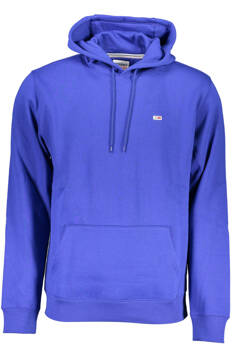 TOMMY HILFIGER MEN&#39;S BLUE ZIPLESS SWEATSHIRT