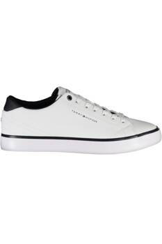 TOMMY HILFIGER MEN&#39;S WHITE SPORTS SHOES