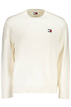 TOMMY HILFIGER MEN&#39;S WHITE SWEATER