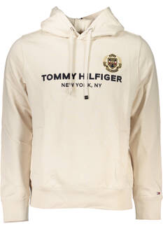 TOMMY HILFIGER MEN&#39;S WHITE ZIPLESS SWEATSHIRT