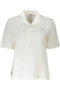 TOMMY HILFIGER POLO SHORT SLEEVE WOMAN WHITE