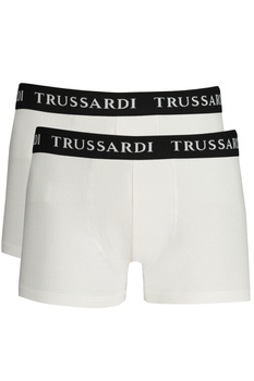 TRUSSARDI MEN&#39;S WHITE BOXER