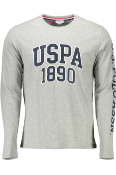 US POLO GRAY MEN&#39;S LONG SLEEVE T-SHIRT