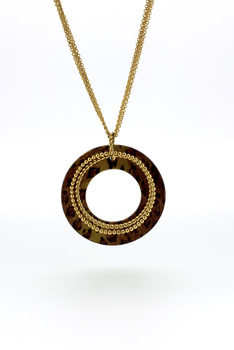 Women's elegant gold necklace from TIME FORCE