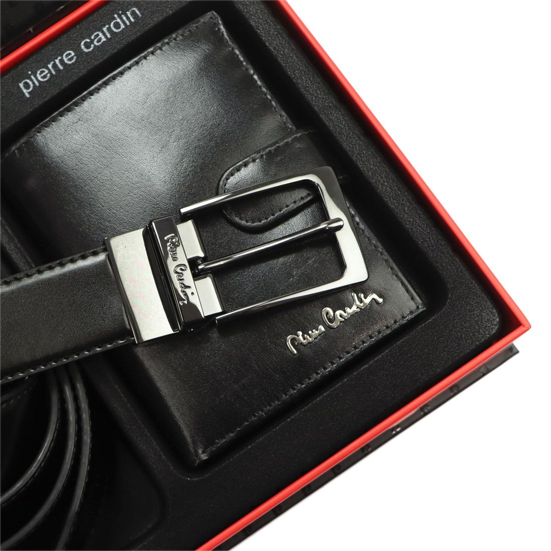 Men's natural leather gift set Pierre Cardin ZG-EX-06