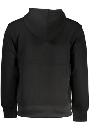 CALVIN KLEIN MEN&#39;S BLACK ZIP SWEATSHIRT