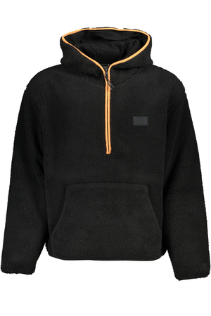 CALVIN KLEIN MEN&#39;S BLACK ZIPLESS SWEATSHIRT