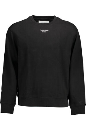 CALVIN KLEIN SWEATSHIRT WITHOUT ZIP MAN BLACK