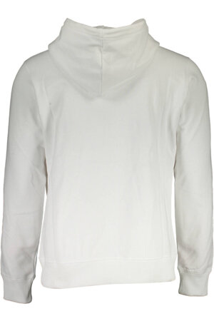 CALVIN KLEIN WHITE MEN&#39;S SWEATSHIRT WITHOUT ZIP