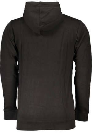 CAVALLI CLASS MEN&#39;S BLACK ZIP SWEATSHIRT