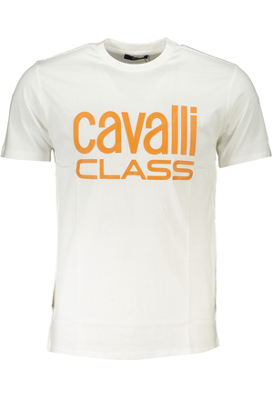 CAVALLI CLASS MEN&#39;S SHORT SLEEVED T-SHIRT WHITE