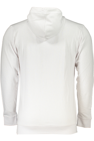 CAVALLI CLASS MEN&#39;S WHITE ZIP SWEATSHIRT