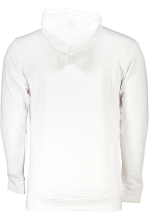 CAVALLI CLASS MEN&#39;S WHITE ZIPLESS SWEATSHIRT