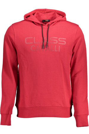 CAVALLI CLASS SWEATSHIRT WITHOUT ZIP MAN RED