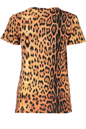 CAVALLI CLASS WOMEN&#39;S SHORT SLEEVE T-SHIRT ORANGE