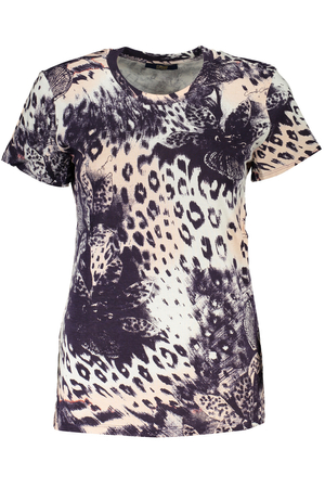 CAVALLI CLASS WOMEN&#39;S SHORT SLEEVE T-SHIRT PINK