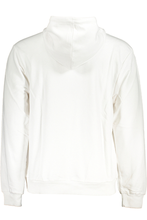 FILA MEN&#39;S WHITE ZIPLESS SWEATSHIRT