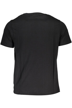 GIAN MARCO VENTURI BLACK MAN SHORT SLEEVE T-SHIRT