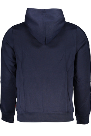 GIAN MARCO VENTURI MEN&#39;S BLUE ZIP SWEATSHIRT