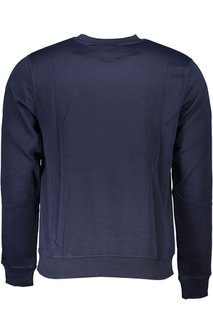 GIAN MARCO VENTURI MEN&#39;S BLUE ZIPLESS SWEATSHIRT