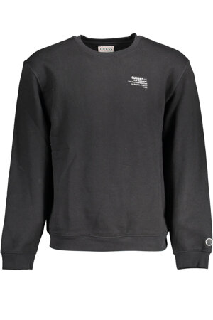 GUESS JEANS SWEATSHIRT WITHOUT ZIP MAN BLACK