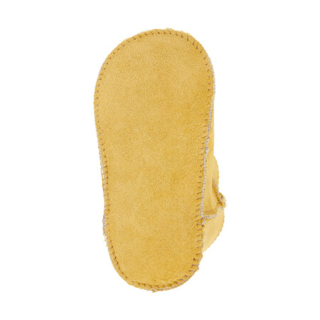 KIKO children's leather slip-on insulated slippers