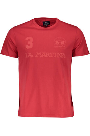 LA MARTINA RED MAN SHORT SLEEVE T-SHIRT