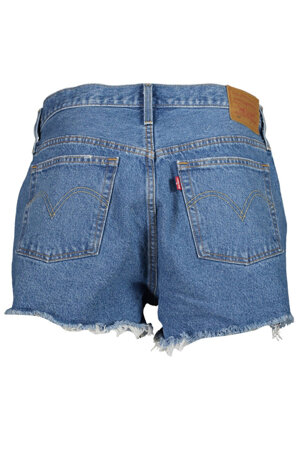 LEVI&#39;S JEANS SHORT WOMAN BLUE