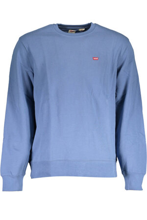 LEVI&#39;S MAN BLUE SWEATSHIRT WITHOUT ZIP