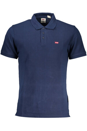 LEVI&#39;S POLO SHORT SLEEVE MAN BLUE