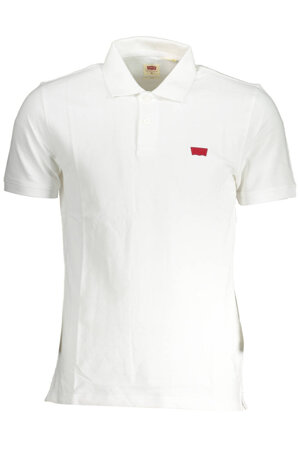 LEVI&#39;S POLO SHORT SLEEVE MAN WHITE