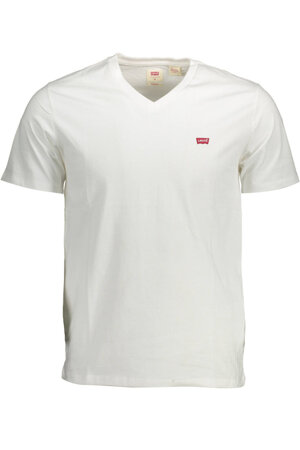 LEVI&#39;S WHITE MEN&#39;S SHORT SLEEVE T-SHIRT