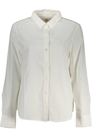 LEVI&#39;S WHITE WOMEN&#39;S LONG SLEEVED SHIRT