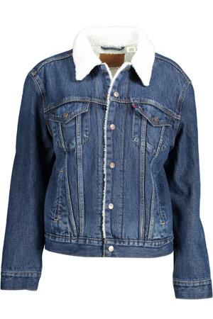 LEVI&#39;S WOMEN&#39;S BLUE JEANS JACKET