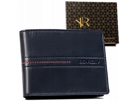 Leather wallet RFID ROVICKY R-N992-GAT